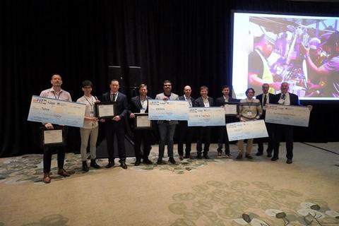 mFIT Prize Challenge winners standing in a row at PSCR 2022