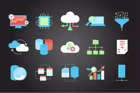 Image of technology icons