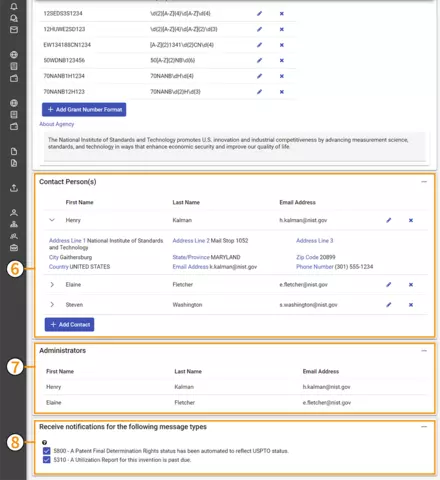 Agency profile screenshot.