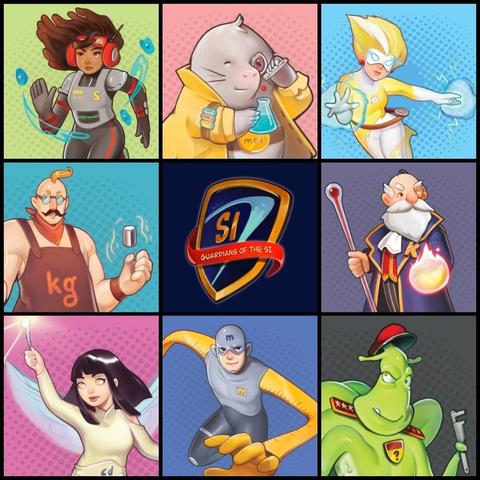 Collage of Guardians of SI Superheroes