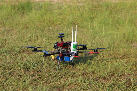 Photo of drone on grass