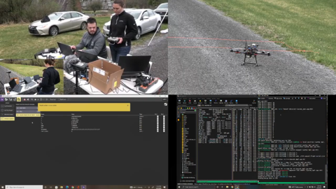 Final video screenshot of team ARCC at the NIST PSCR 2021 First Responder UAS 3.3: Shields Up! Stage 3 Live Demonstration
