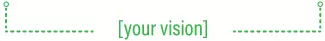 Your Vision text with dotted line