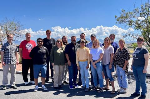 Outside group photo of Southwestern Assurance Program (SWAP) training