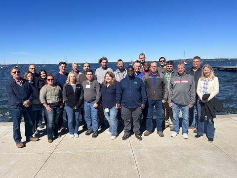 Group photo outside of MidMAP training attendees 