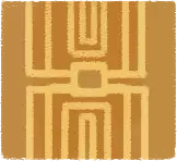 Drawing of computer chips with lighter lines on it. 