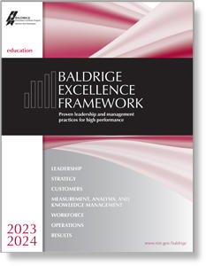 2023-2024 Baldrige Excellence Framework Education feature image