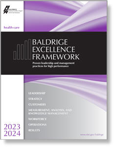 2023-2024 Baldrige Excellence Framework Health Care feature image