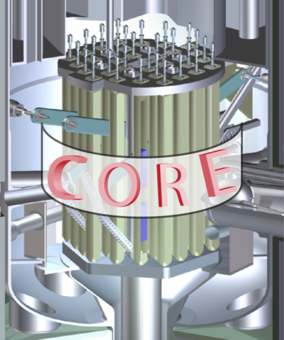 CORE program and NCNR nuclear reactor core