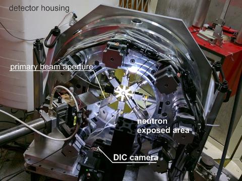 Digital Image Correlation System side view