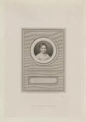 A painting depicting Ada Lovelace as a child 