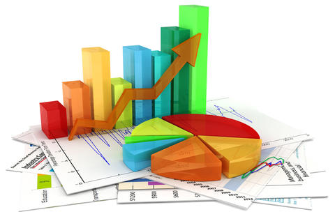 Data and Analysis image showing charts with an arrow pointing up.