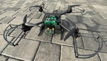 Drone prototype on the ground
