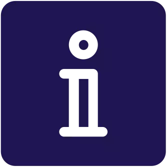 Purple Information Icon