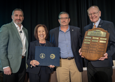  Teri Takai receives the Chief Harlin R. McEwen Public Safety Broadband Communications Award.