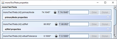 Widget for displaying device properties in Device Control panel