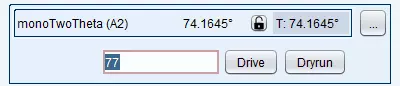 Motor Widget control view in Device Control Panel