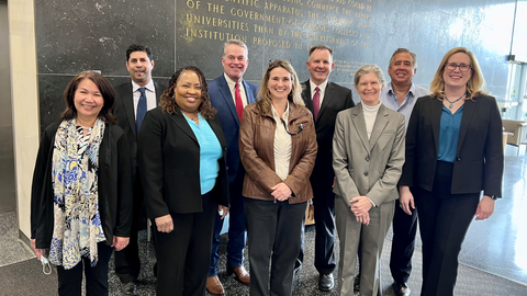 NCWM BOD leadership visits NIST staff at the Gaithersburg MD campus (March 2023).