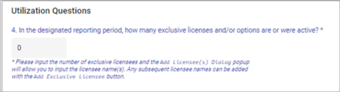 Exclusive Licenses