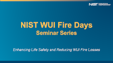 Icon for NIST WUI Fire Days 2023 webpage