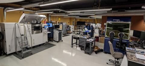 Wide view of Additive Manufacturing Research Center (AMRC)