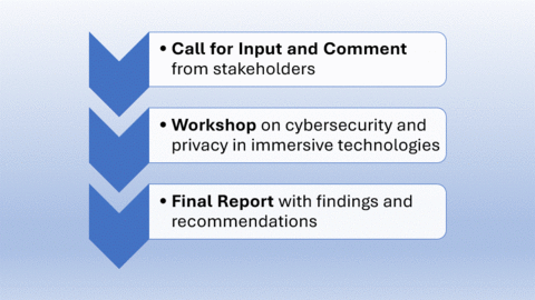 Process for NIST'S immersive tech project