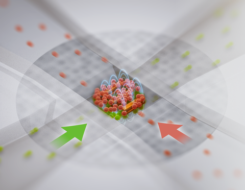 Artist’s rendering of an organ-on-a-chip device