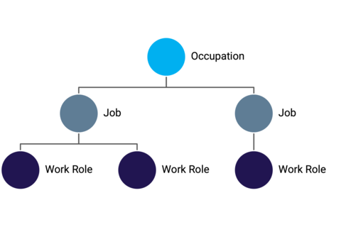 Figure 1 - Occupations, Jobs, and Work Roles Image