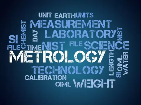 Metrology word cloud