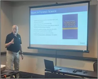 Steve Johnson at the Pacific Northwest Division of the IAI Conference