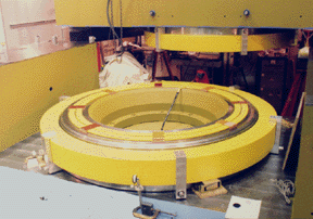 installation of the trim coils on the pole faces of the SURF III