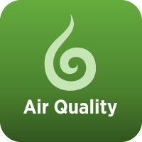 Tile graphic with air icon