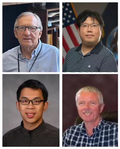 portraits of four men