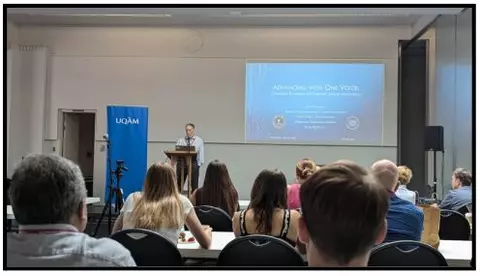 David Marks presenting at the 2024 IAFPA Conference
