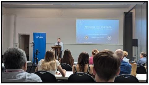 David Marks presenting at the 2024 IAFPA Conference