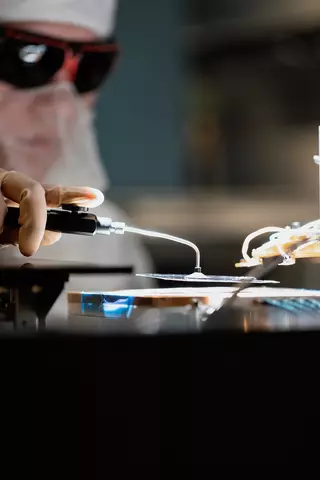 Photo of Rocket Lab's solar cells technology