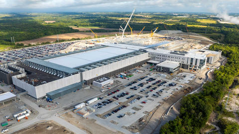 rendering of manufacturing fab build in sherman texas