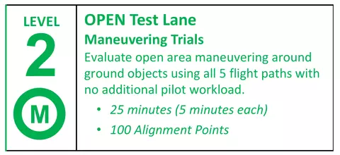 Level 2 Open Test Lane Maneuvering Trails