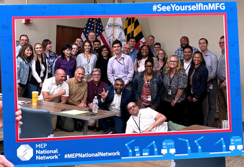 group of people in a selfie frame