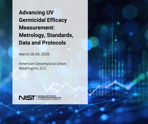 Abstract blue image Advancing UV Germicidal Efficacy Measurement: Metrology, Standards, Data and Protocols 