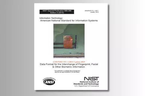 cover page of NIST SP 500-290e3 with gradient background