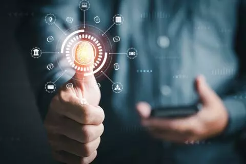 representation of a person's digital fingerprint