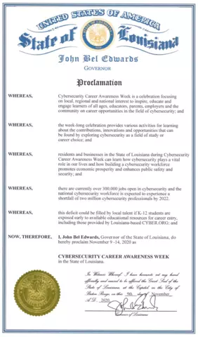 CyberOrg Proclamation Image
