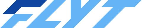 Logo displaying the word "FLYT"
