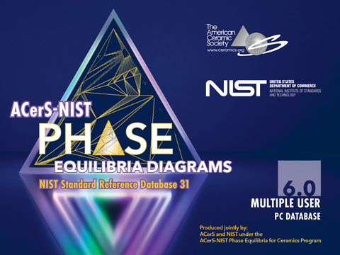 AcerS-NIST Phase Equilibria Diagrams Image