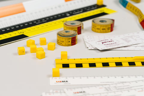 Use a diverse collection of length measuring tools during game play.
