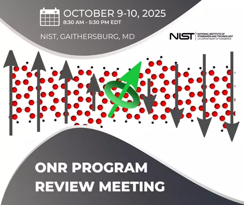 ONR Program Review Gray Arrows Up and Down with Red Dots