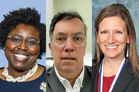 Collage of three headshots: Ashley Beasley Green, David Bunk, and Melissa Phillips