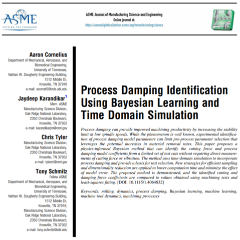 ASME Blackall Machine Tool and Gage Award 