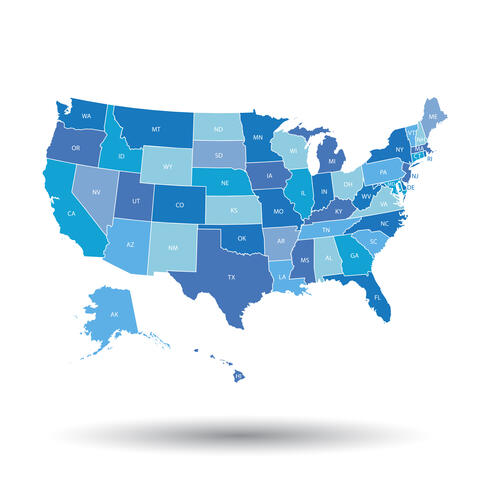 United States map